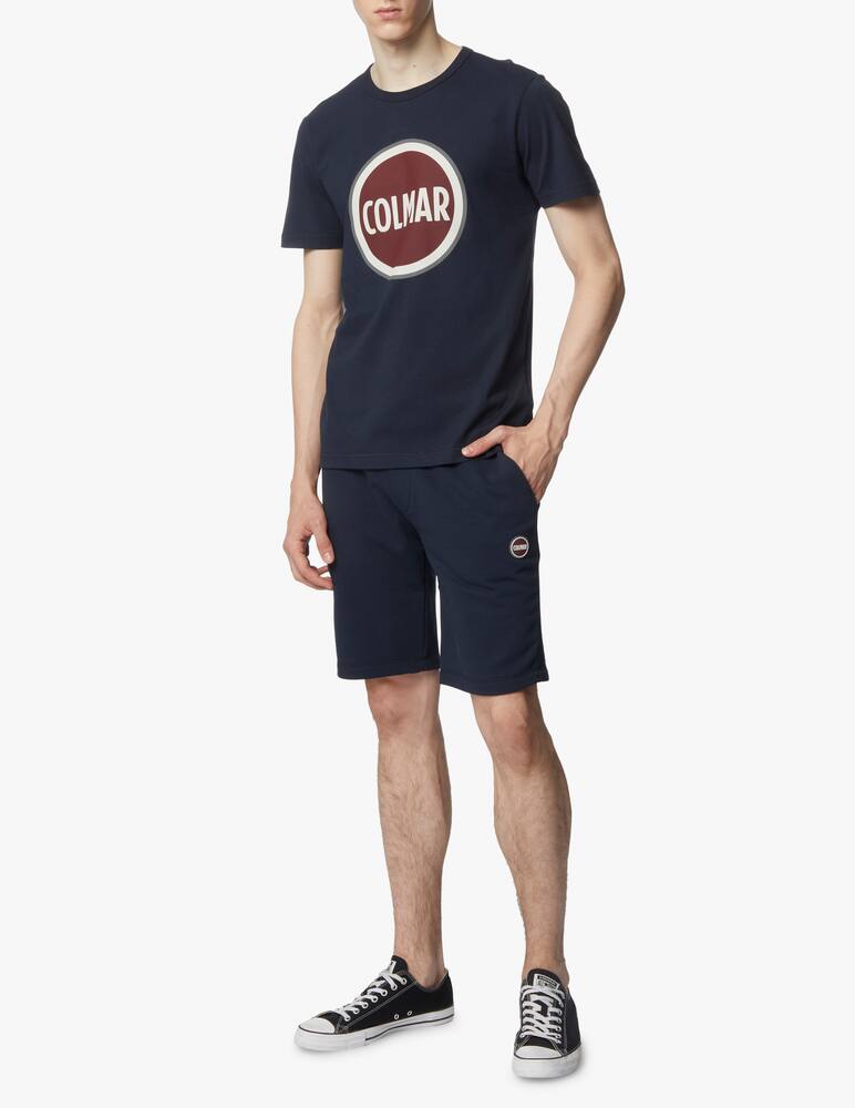 rinascente Colmar Cotton t-shirt with big logo - blue