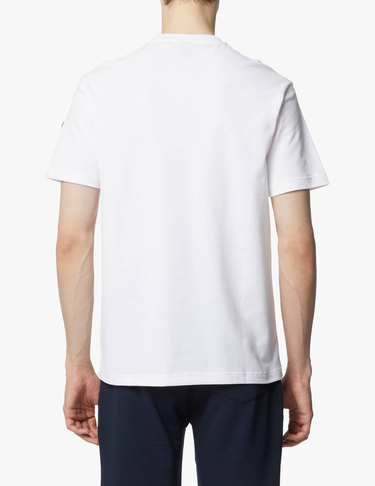 rinascente Colmar T-shirt with logo in piquet - white