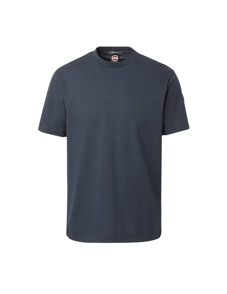 rinascente Colmar T-shirt con logo in piquet - blu