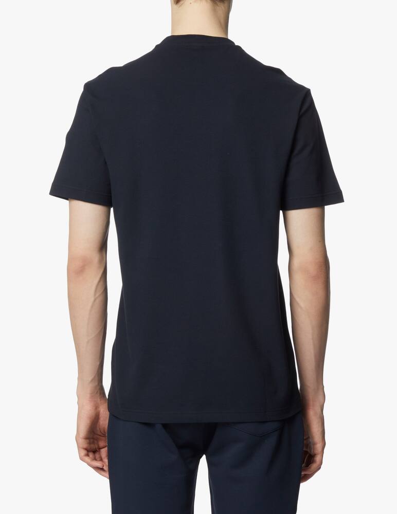 rinascente Colmar T-shirt con logo in piquet - blu