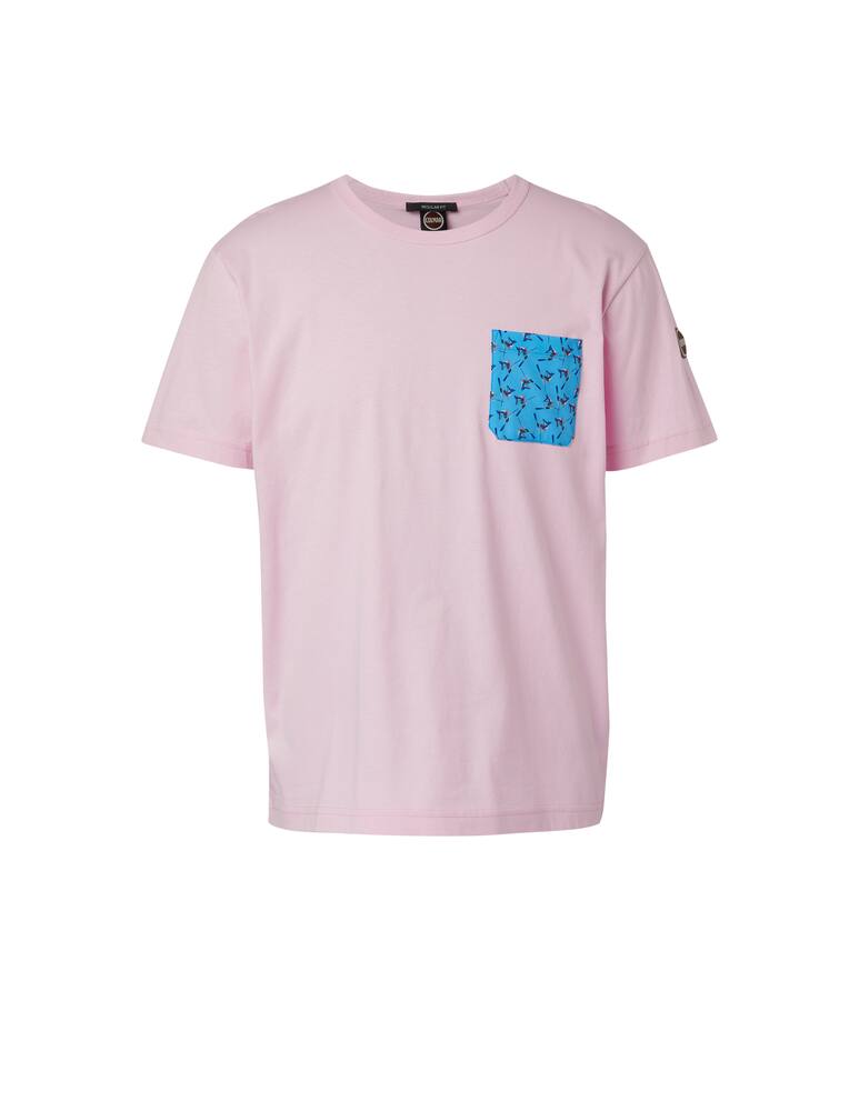 rinascente Colmar T-shirt with ski print - pink