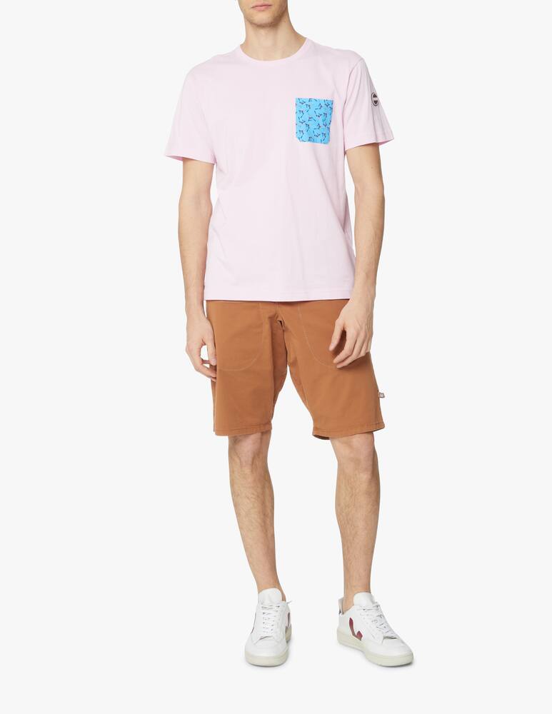 rinascente Colmar T-shirt with ski print - pink