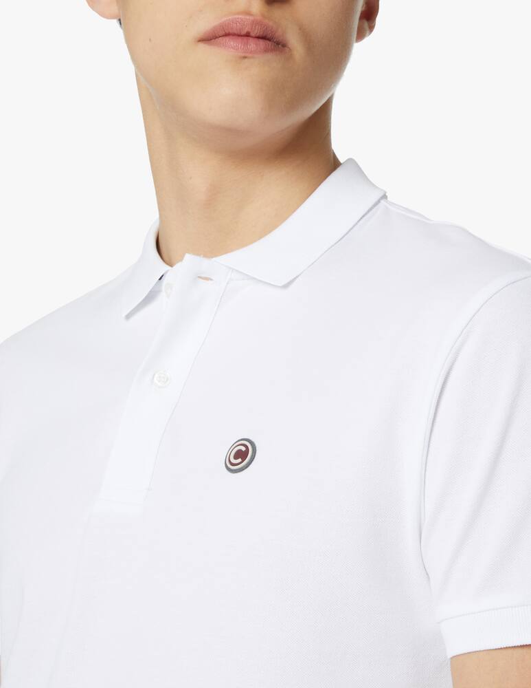 rinascente Colmar Polo con con loghino sottocollo tricolor - bianco