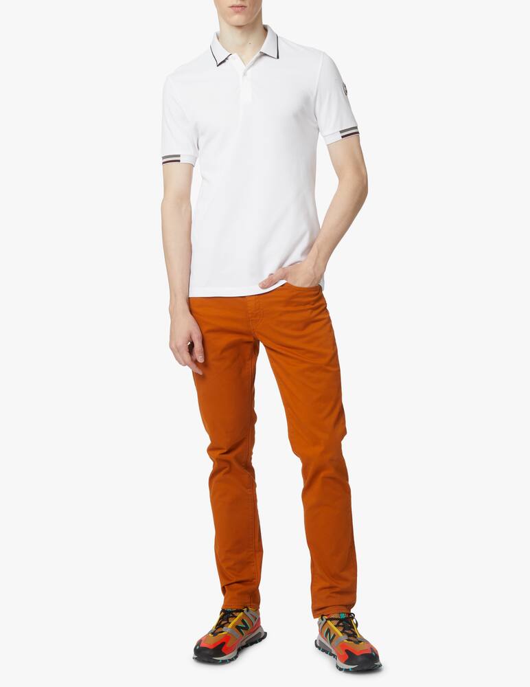 rinascente Colmar Polo con  manica tricolor - bianco