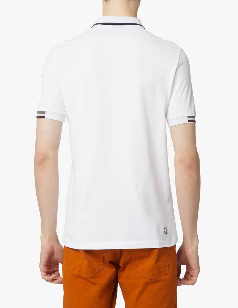 rinascente Colmar Polo con  manica tricolor - bianco