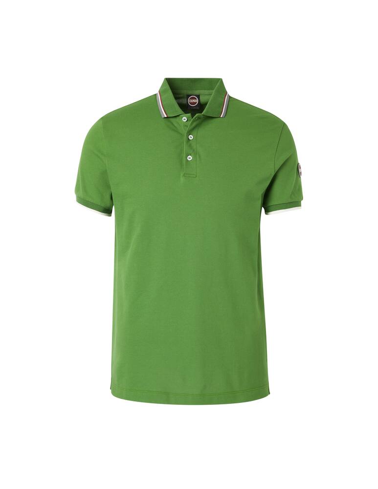 rinascente Colmar Polo shirt with tricolor profiles - green