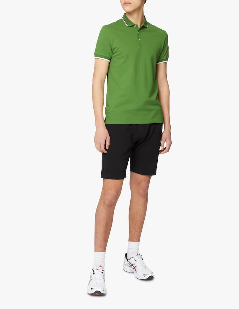 rinascente Colmar Polo shirt with tricolor profiles - green