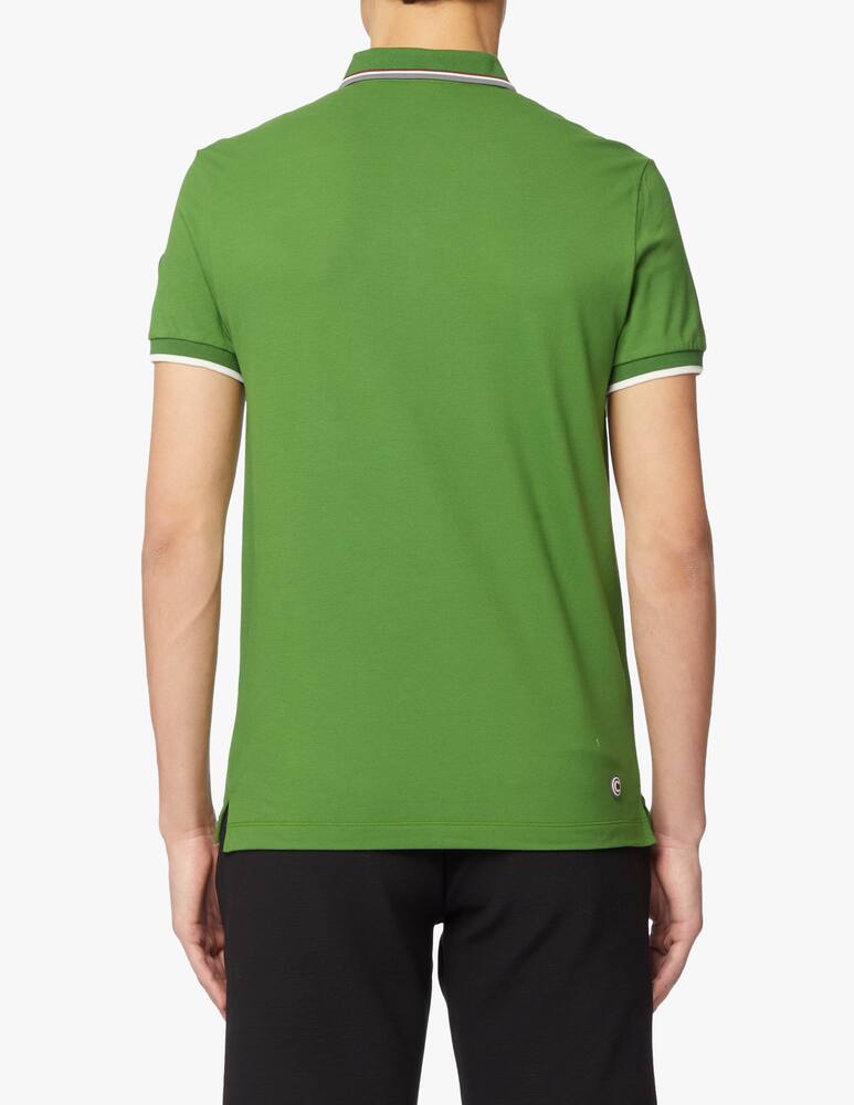 rinascente Colmar Polo shirt with tricolor profiles - green
