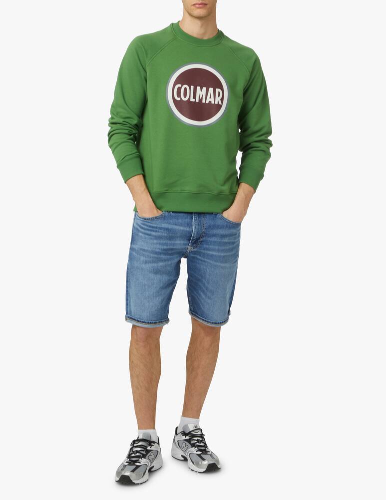 Colmar Felpa girocollo con logo grande - verde - immagine 2 Colmar Felpa girocollo con logo grande - verde - immagine 2