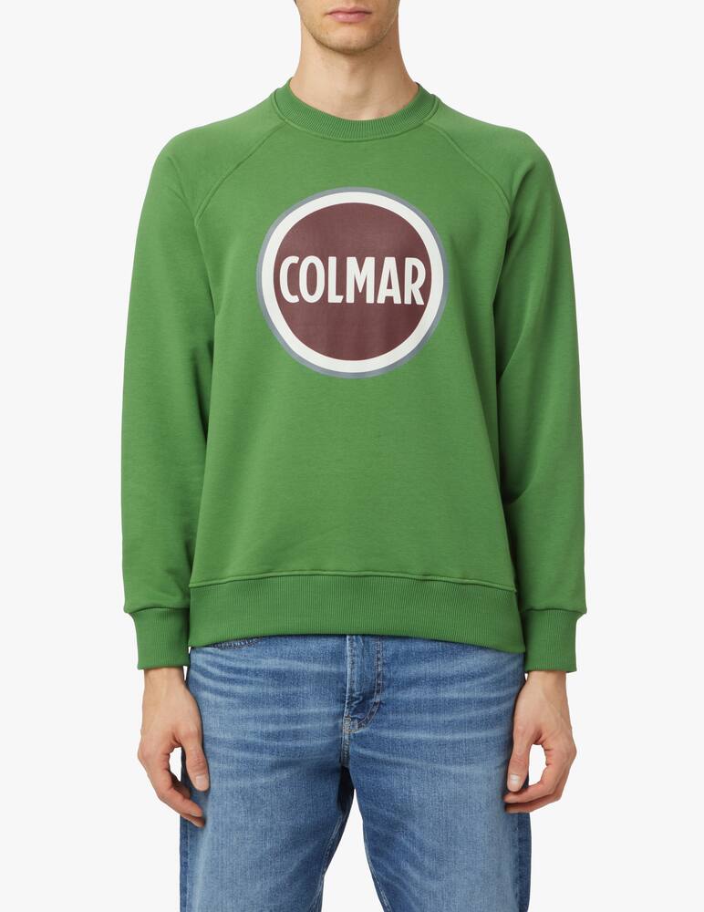 rinascente Colmar Felpa girocollo con logo grande - verde