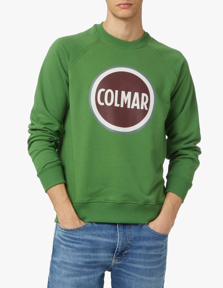 Colmar Felpa girocollo con logo grande - verde - immagine 1 Colmar Felpa girocollo con logo grande - verde - immagine 1