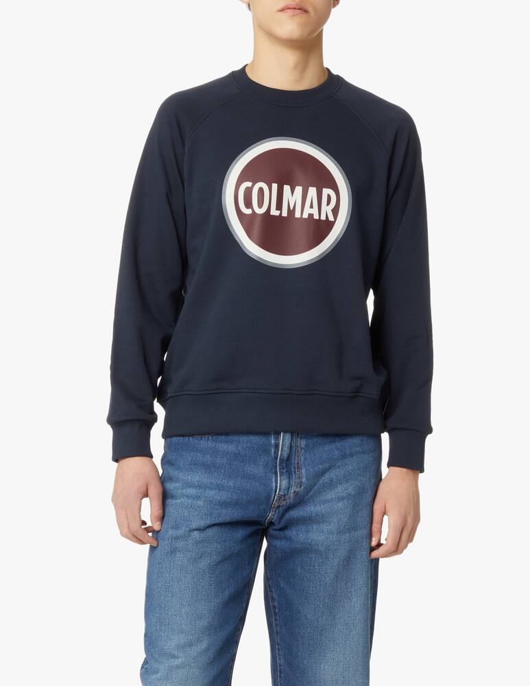Colmar Felpa girocollo con logo grande - blu - immagine 1 Colmar Felpa girocollo con logo grande - blu - immagine 1