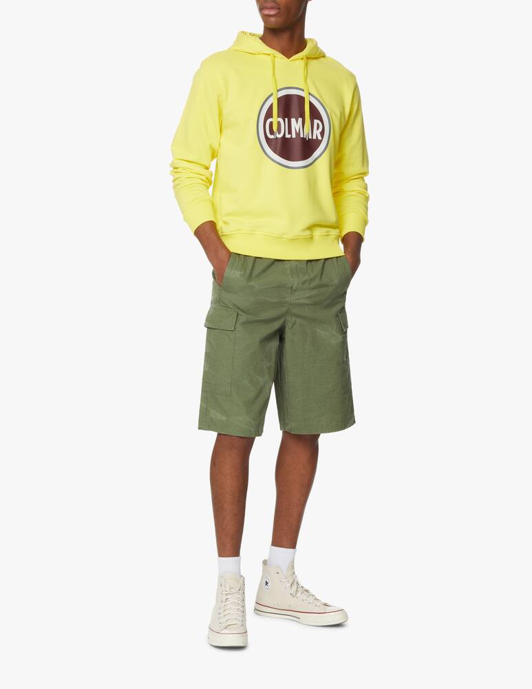 rinascente Colmar Hoodie with big logo - yellow