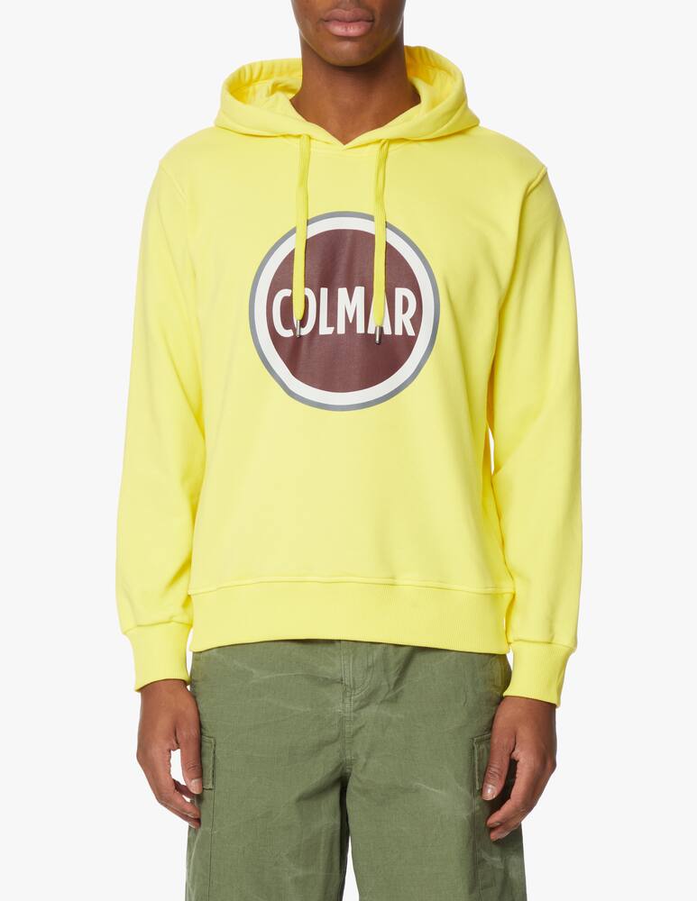 rinascente Colmar Hoodie with big logo - yellow