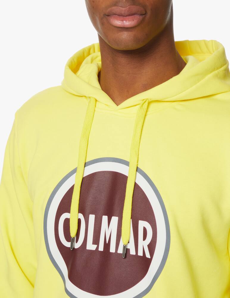 rinascente Colmar Hoodie with big logo - yellow