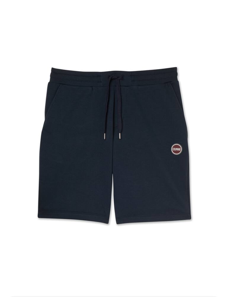 rinascente Colmar Sweatshort with stamp - blue