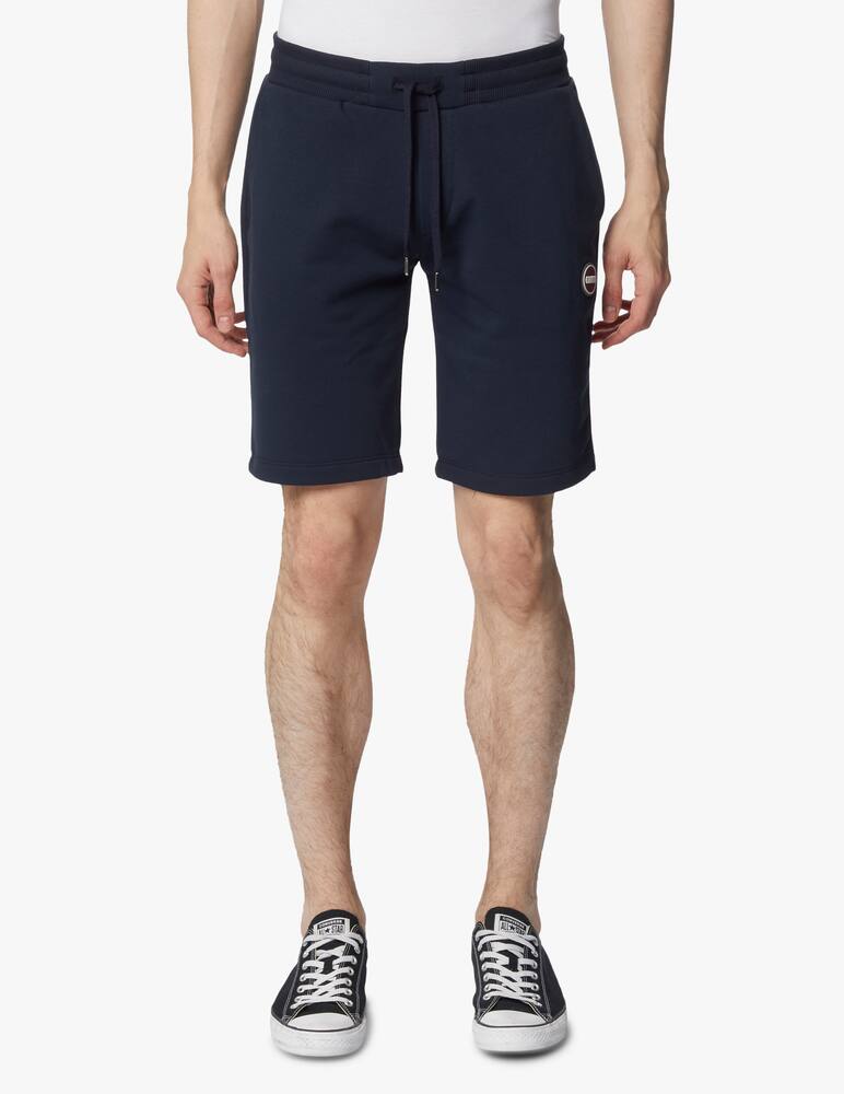 rinascente Colmar Sweatshort with stamp - blue