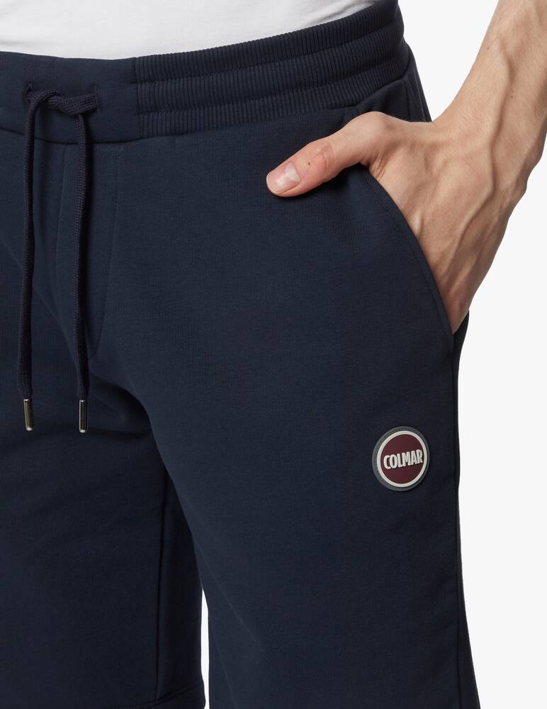 rinascente Colmar Sweatshort with stamp - blue