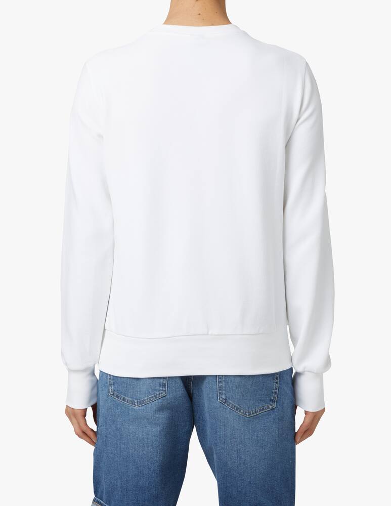 rinascente Colmar Felpa girocollo ottoman light bollino - bianco