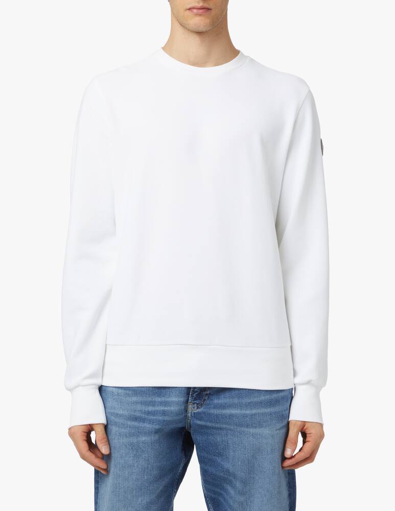 rinascente Colmar Felpa girocollo ottoman light bollino - bianco