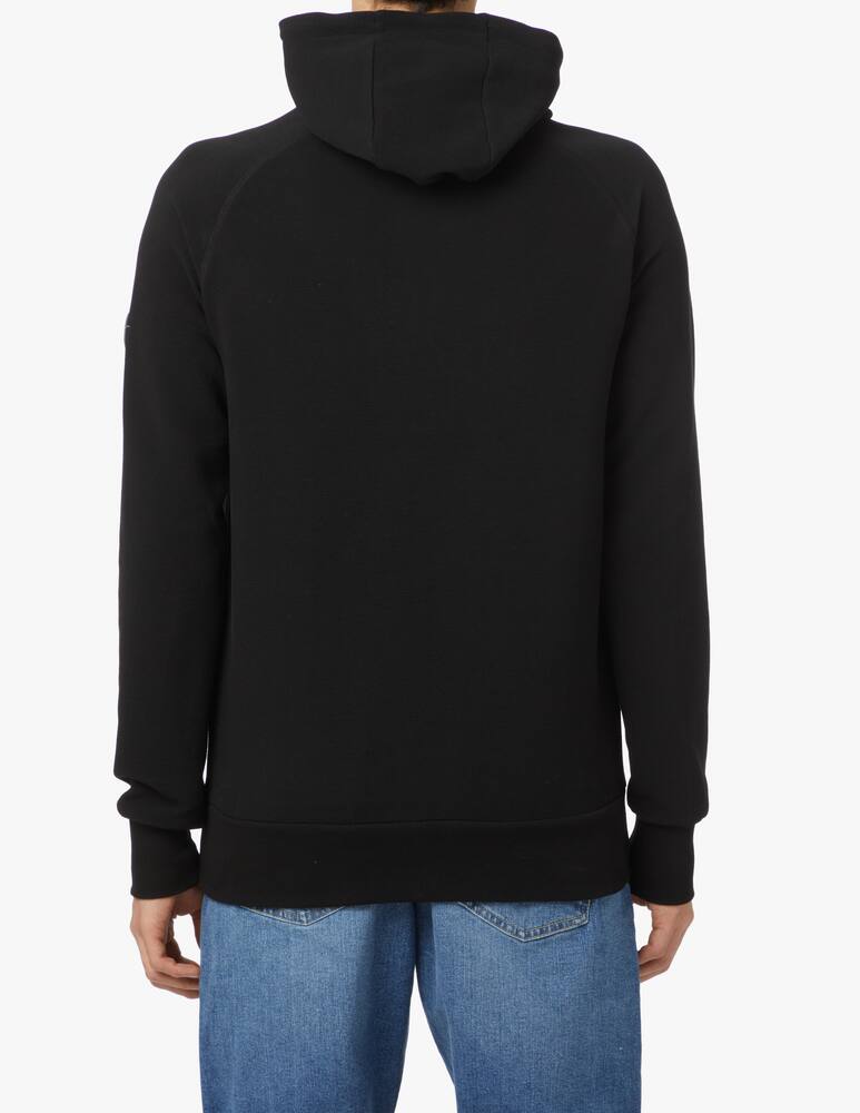 rinascente Colmar Felpa con cappuccio ottoman light bollino - nero