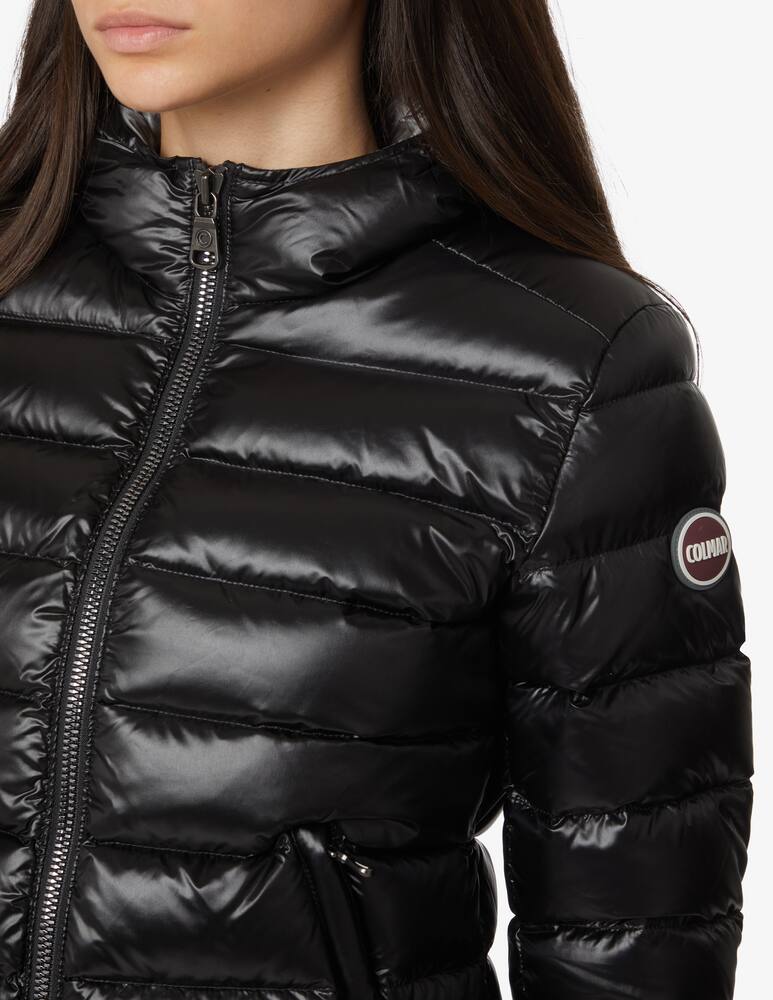 rinascente Colmar Giacca bomber corta con cappuccio - Nero