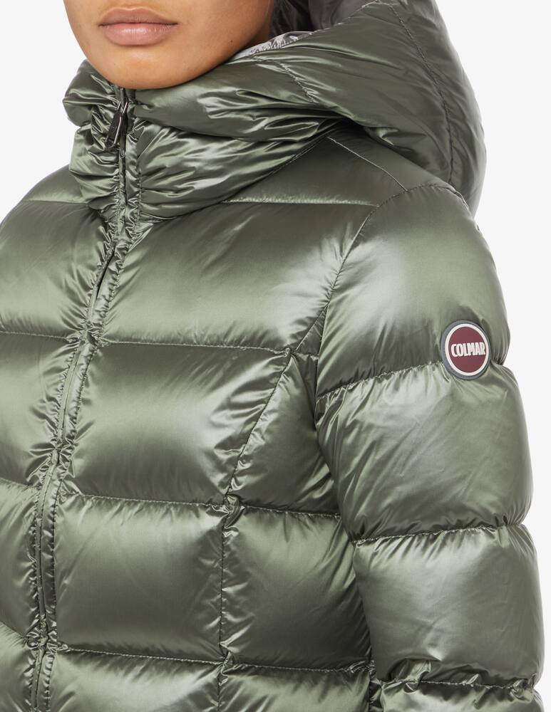 rinascente Colmar Piumino lungo con cappuccio - Verde