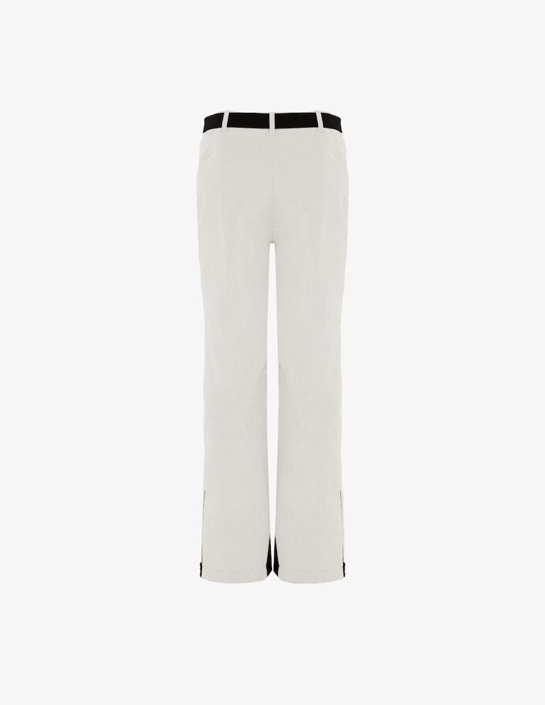 rinascente Colmar Velvet puffer ski pants - White