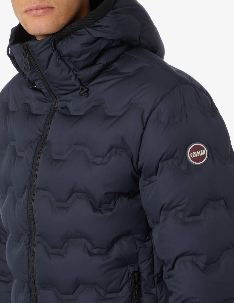 rinascente Colmar Feather hooded jacket - Blue