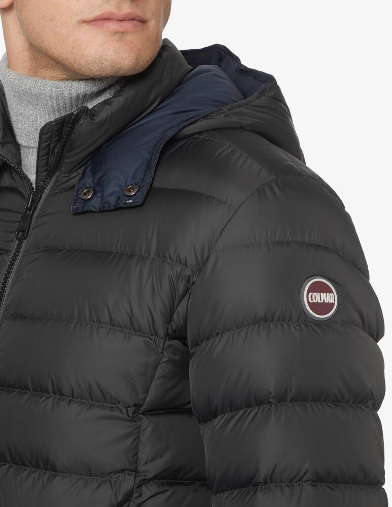 rinascente Colmar Hooded heavy jacket - Black