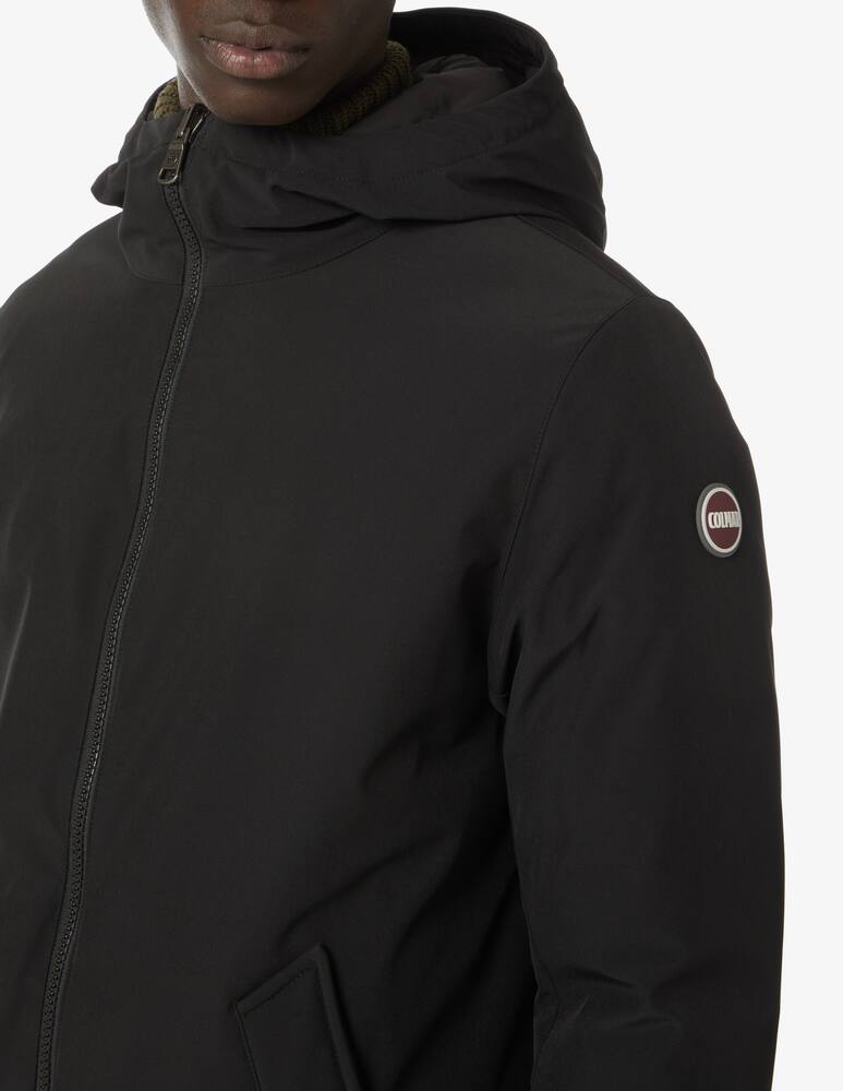 rinascente Colmar Softshell hooded jacket - Black