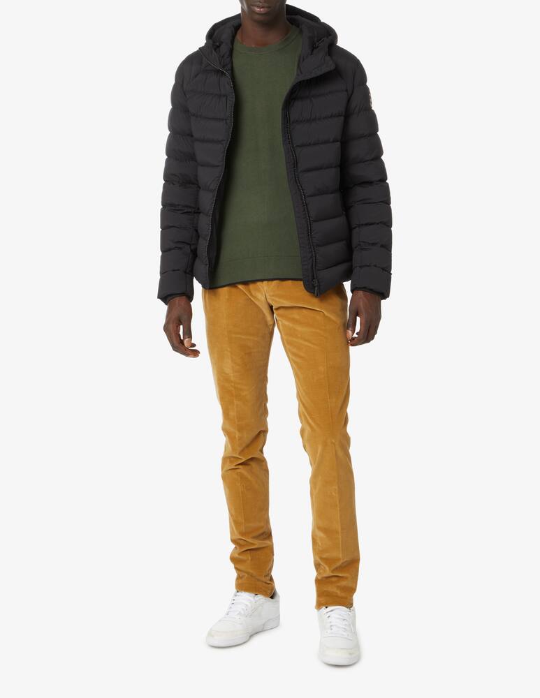 rinascente Colmar Stretch heavy hooded jacket - Black