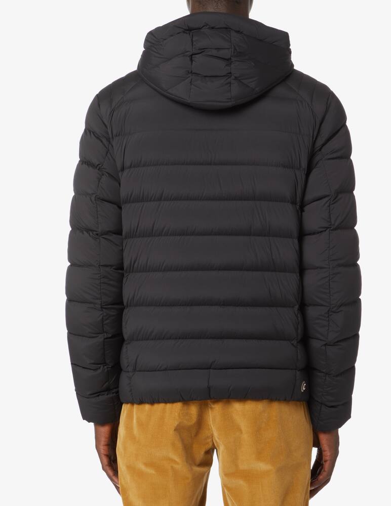 rinascente Colmar Stretch heavy hooded jacket - Black