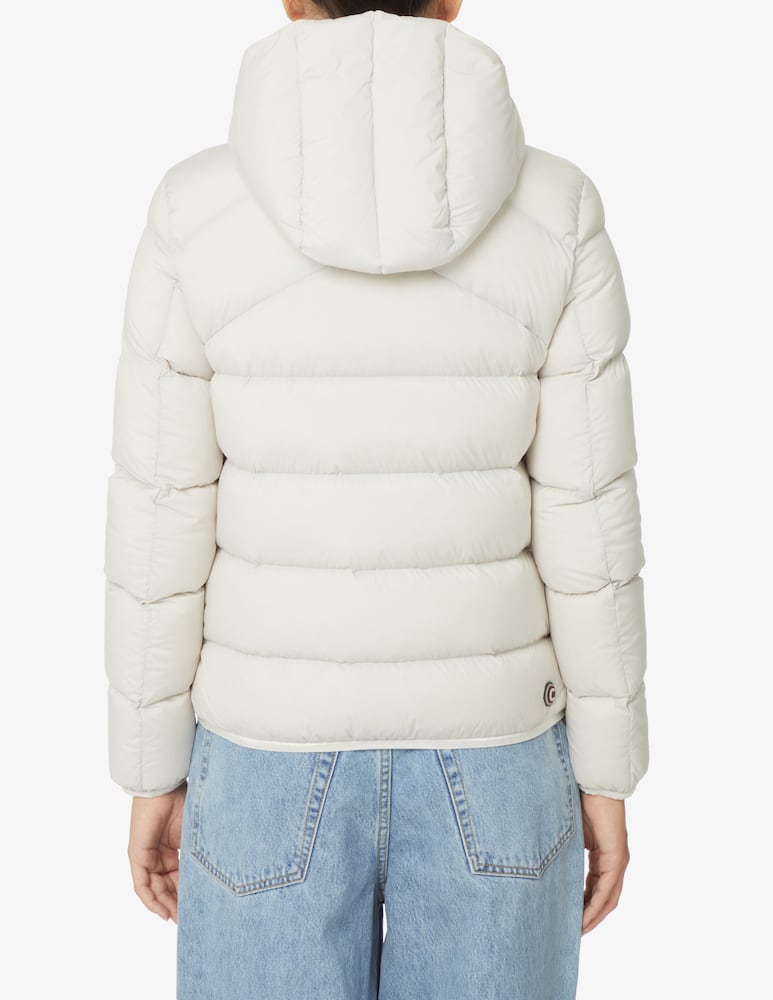 rinascente Colmar Giacca piumino corta stretchcon cappuccio - Bianco