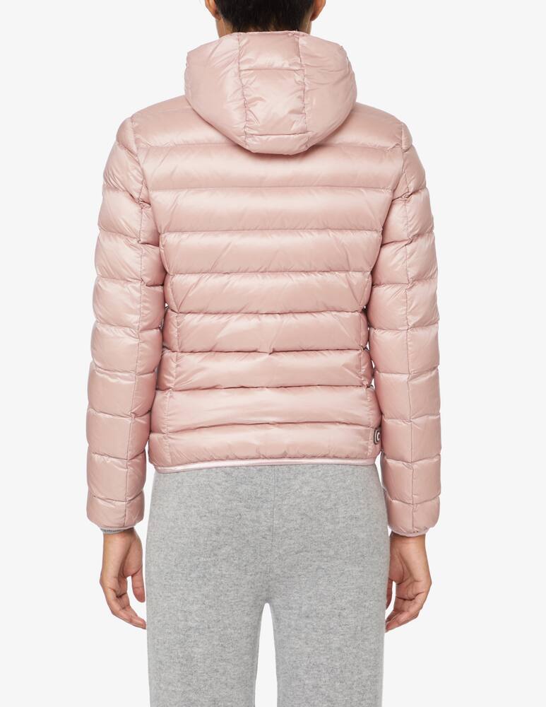 rinascente Colmar Short bomber down jacket with hood - Pink