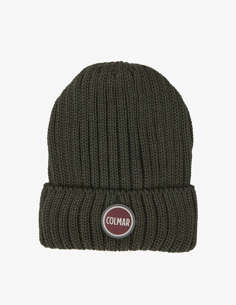 rinascente Colmar Cappello beanie a coste con logo - Grigio