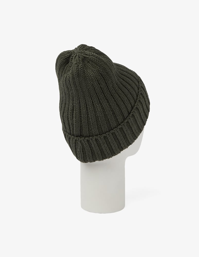 rinascente Colmar Cappello beanie a coste con logo - Grigio