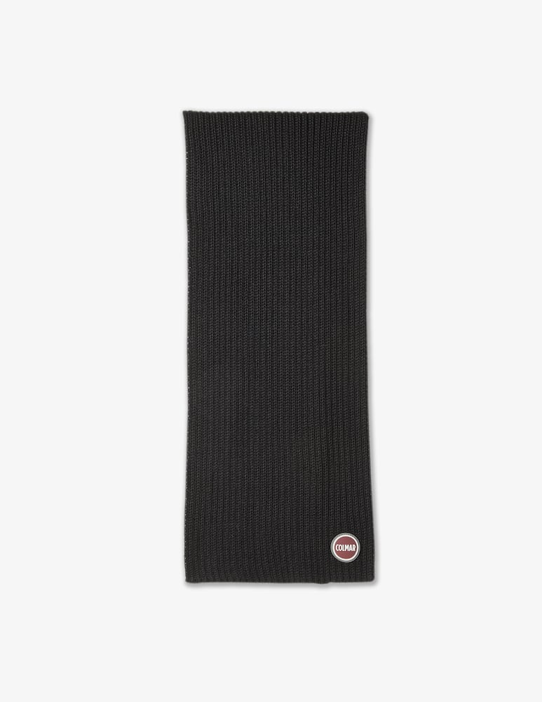 rinascente Colmar Sciarpa a coste con logo - Nero