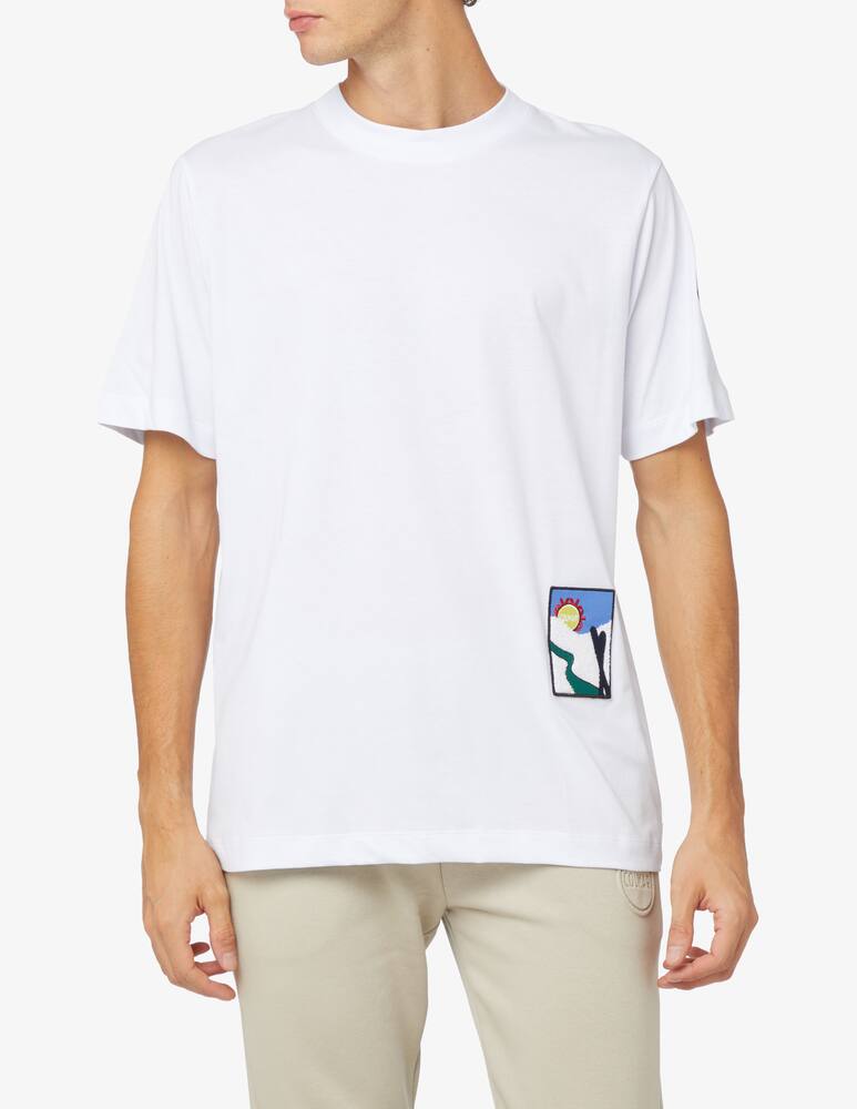 rinascente Colmar Maglietta varsity in cotone - Bianco