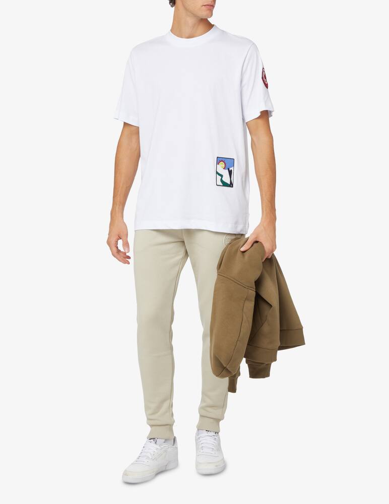 rinascente Colmar Maglietta varsity in cotone - Bianco