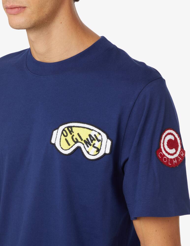 rinascente Colmar Varsity cotton t-shirt - Blue