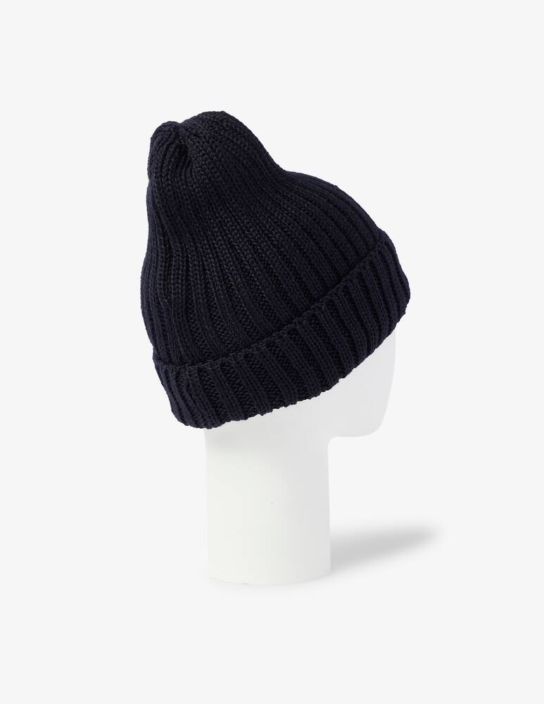 rinascente Colmar Cappello beanie a coste con logo - Nero