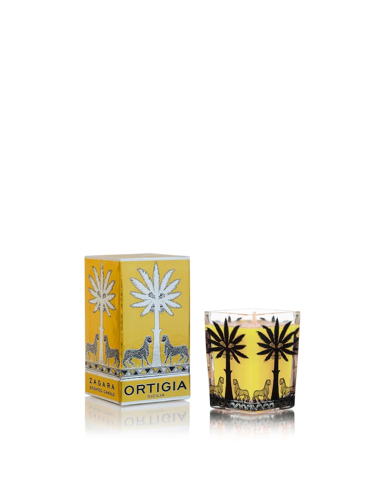 Ortigia Zagara large square candle - picture 2 Ortigia Zagara large square candle - picture 2