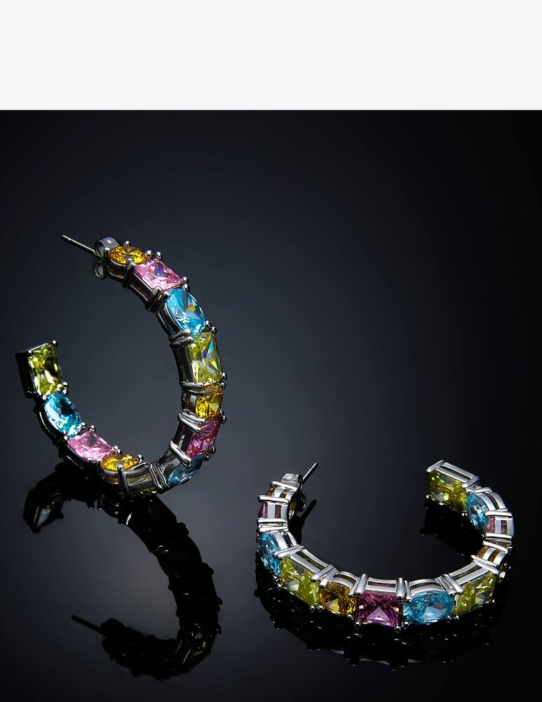 rinascente Chiara Ferragni Princess Rainbow earrings