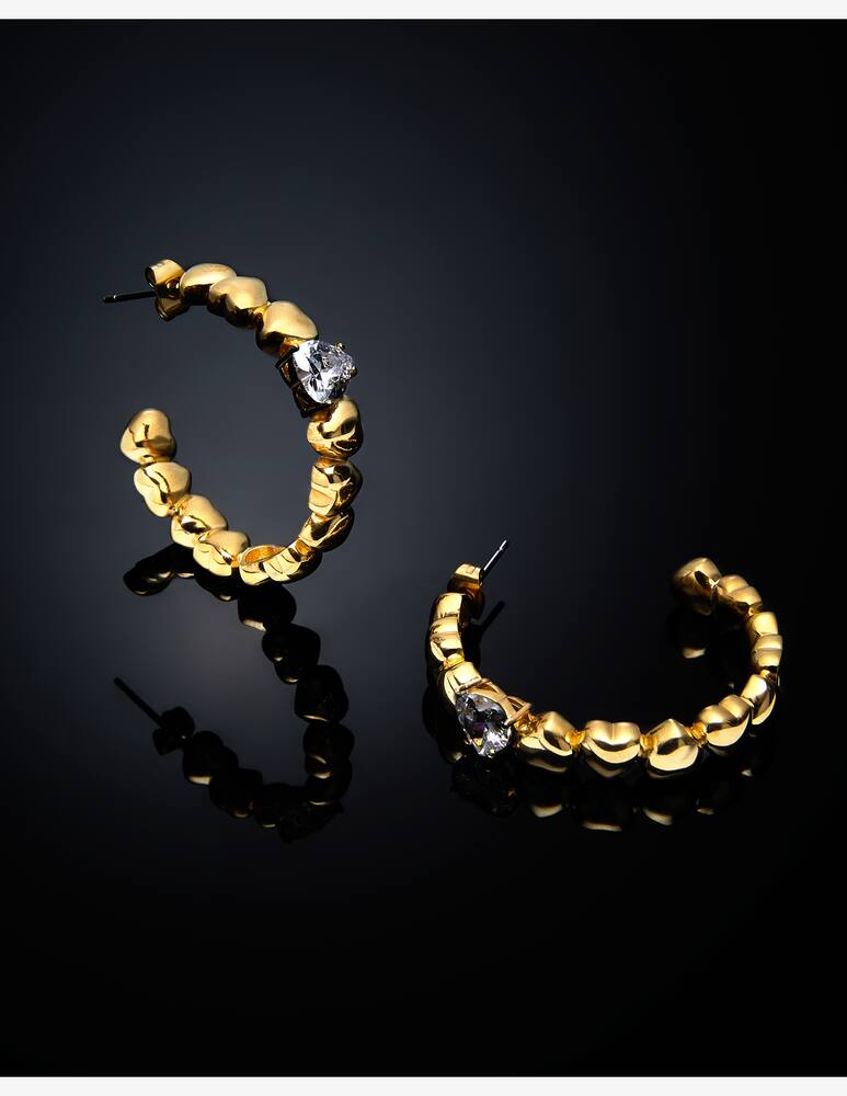 rinascente Chiara Ferragni Orecchini Heart stones