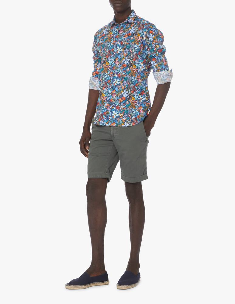 rinascente Tintoria Mattei Jungle print shirt - multi