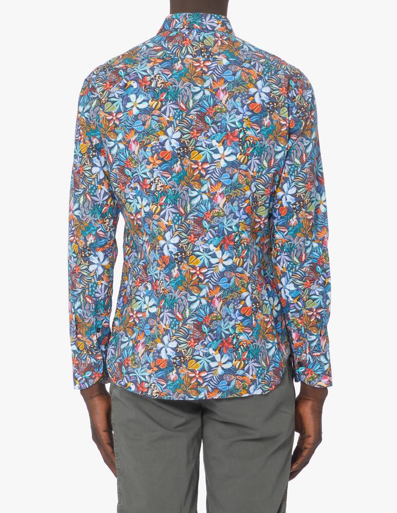 rinascente Tintoria Mattei Jungle print shirt - multi