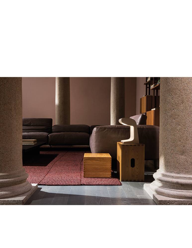 rinascente Nemo Borne Béton Petite Lampada da Tavolo - Beige