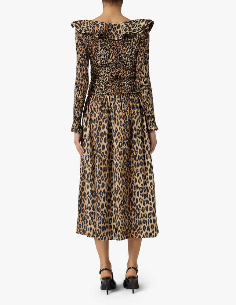 rinascente Damson Madder Abito midi arricciato Harper