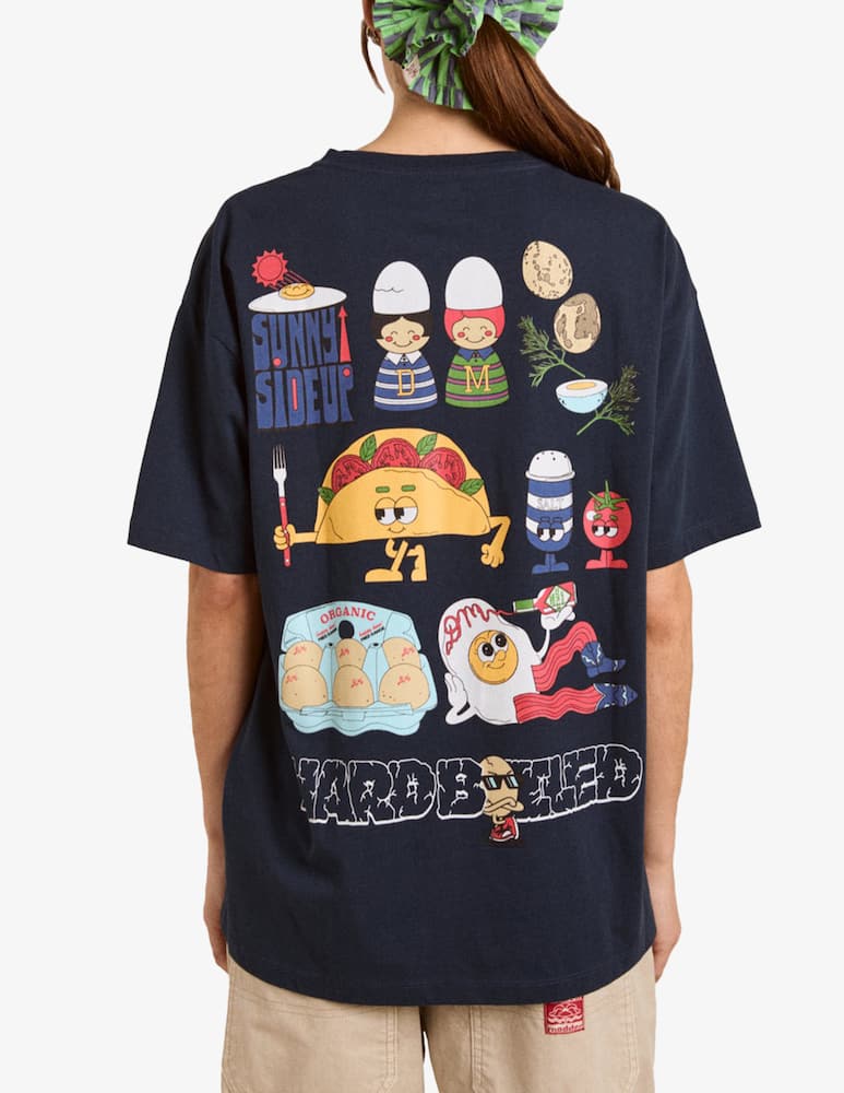 rinascente Damson Madder T-shirt all day breakfast